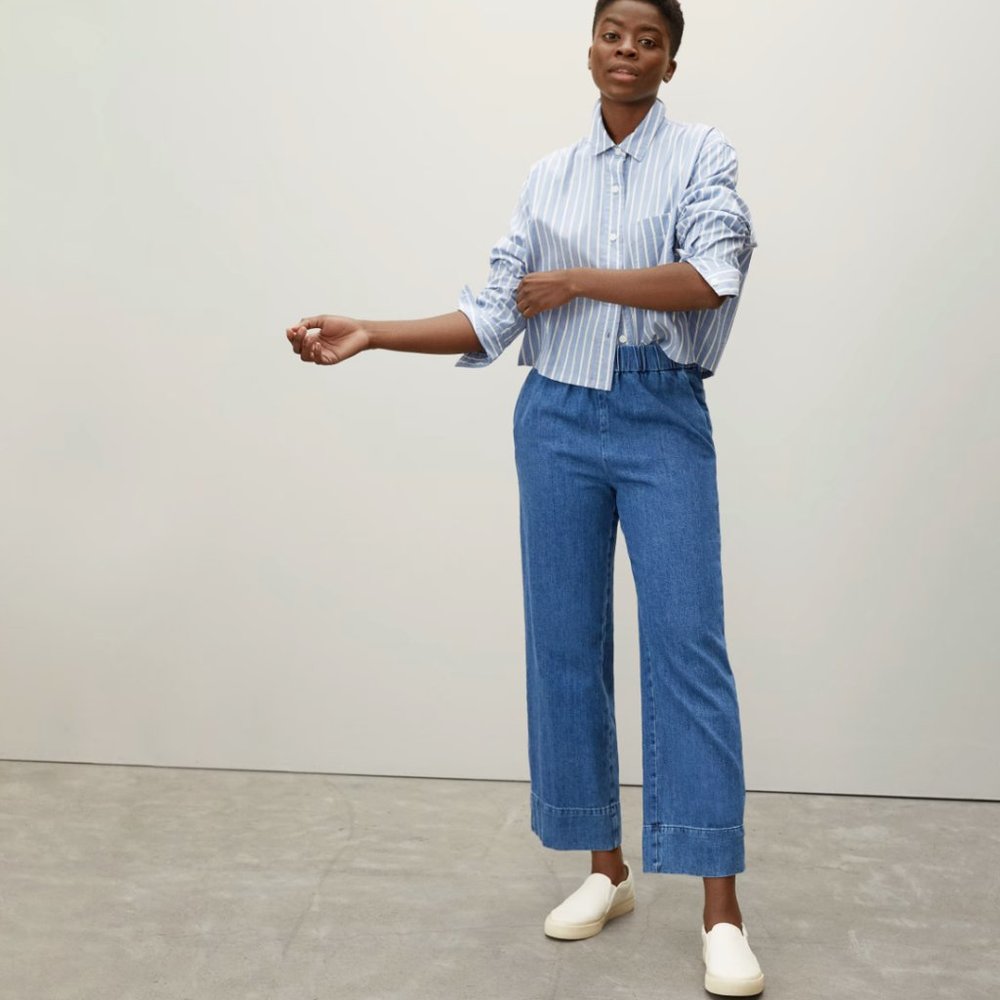 Everlane The Easy Jean | Color: Blue Denim | Size: 14